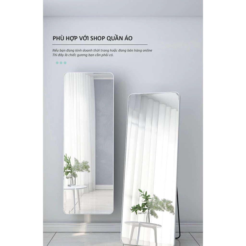 Shatterproof full-length mirror New generation portable mirror, can be hung on the wall, size 150x40cm