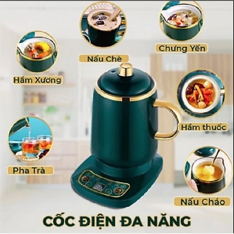 Multi-purpose stewing cup, bird's nest steaming cup - The number 1 favorite product on the market with Vietnamese instructions - Genuine product