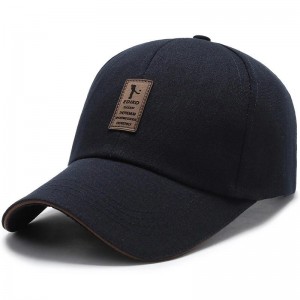 Solid color cotton baseball cap with high quality fashion design