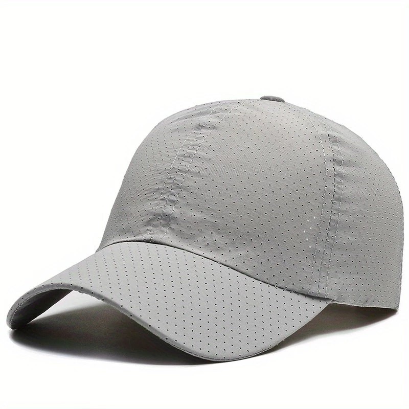 1PC Summer Mesh Baseball Cap Breathable Quick Dry Sports Running Trucker Hat For Men Women