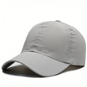 1PC Summer Mesh Baseball Cap Breathable Quick Dry Sports Running Trucker Hat For Men Women