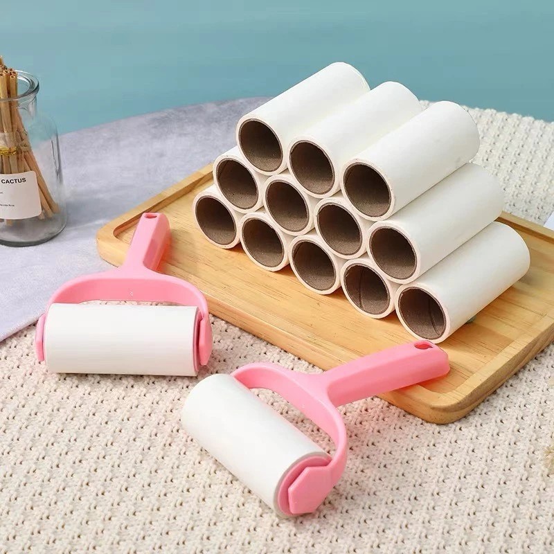 Combo of 6-18 YOUNG Dust Rollers WITH 1 ROLLER, Dust Roller for Cleaning Clothes, Bedding, Sofa Cushions, Dog and Cat Hair Roller