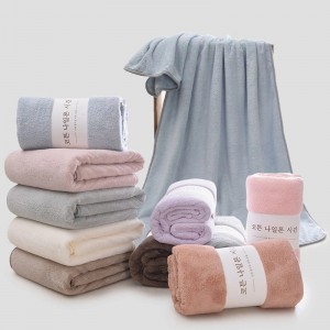 High Quality Korean Exported Bath Towel, Large Size 70x140cm - Super Soft, Super Durable - T978