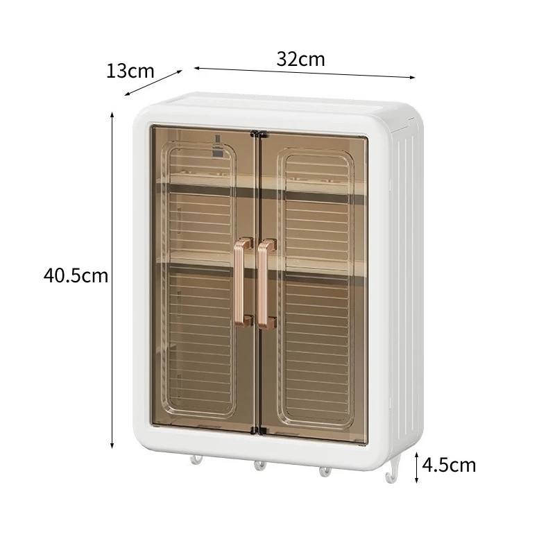 Multi-function bathroom wall cabinet for convenient kitchen storage, wall-mounted cosmetic cabinet