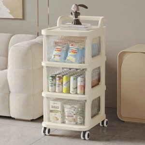 3,4,5-tier diaper storage cabinet, multi-purpose storage cabinet, spa trolley with convenient wheels