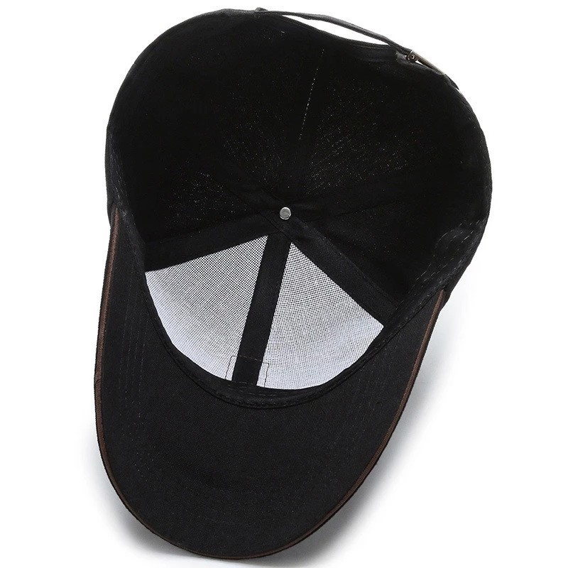 Solid color cotton baseball cap with high quality fashion design
