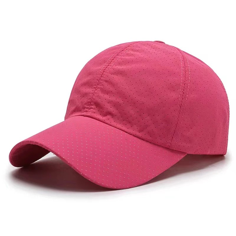 1PC Summer Mesh Baseball Cap Breathable Quick Dry Sports Running Trucker Hat For Men Women