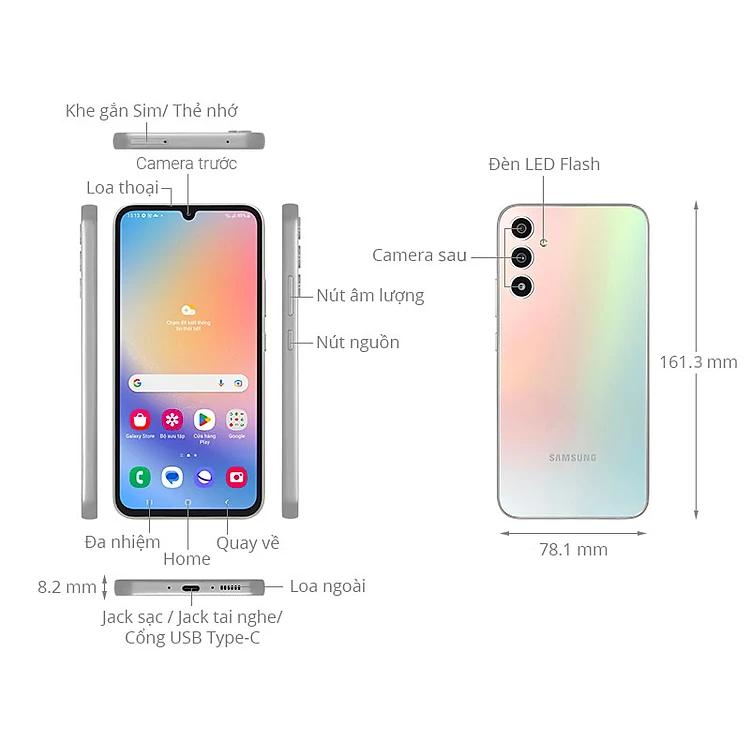 Samsung Galaxy A34 5G Phone (128GB/Silver)
