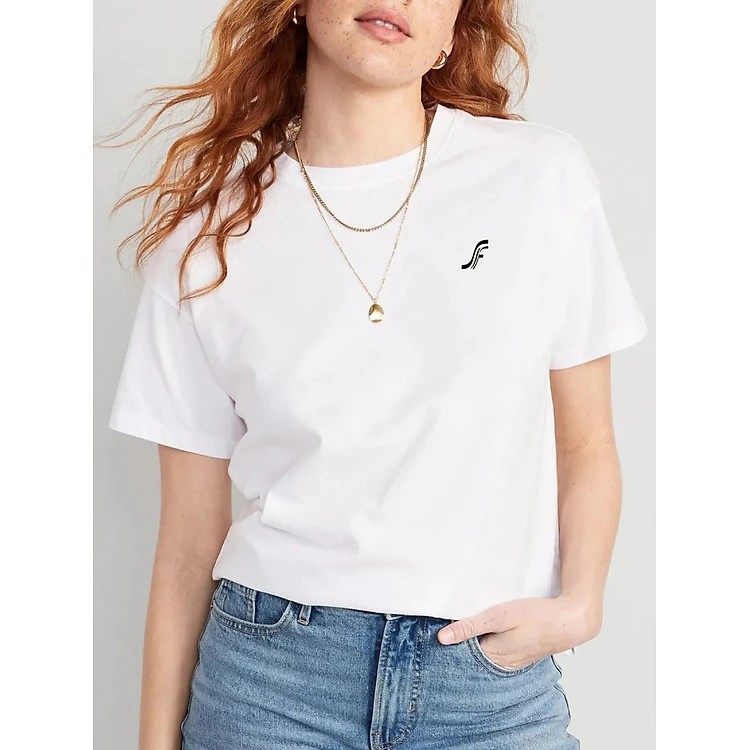 Women's T-shirt 100% Cotton Sure, Cool, Soft, Highly Absorbent, Antibacterial, Product Suitable for hot summer
