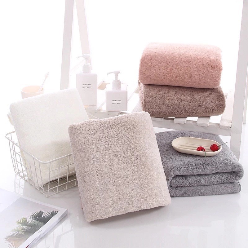 High Quality Korean Exported Bath Towel, Large Size 70x140cm - Super Soft, Super Durable - T978