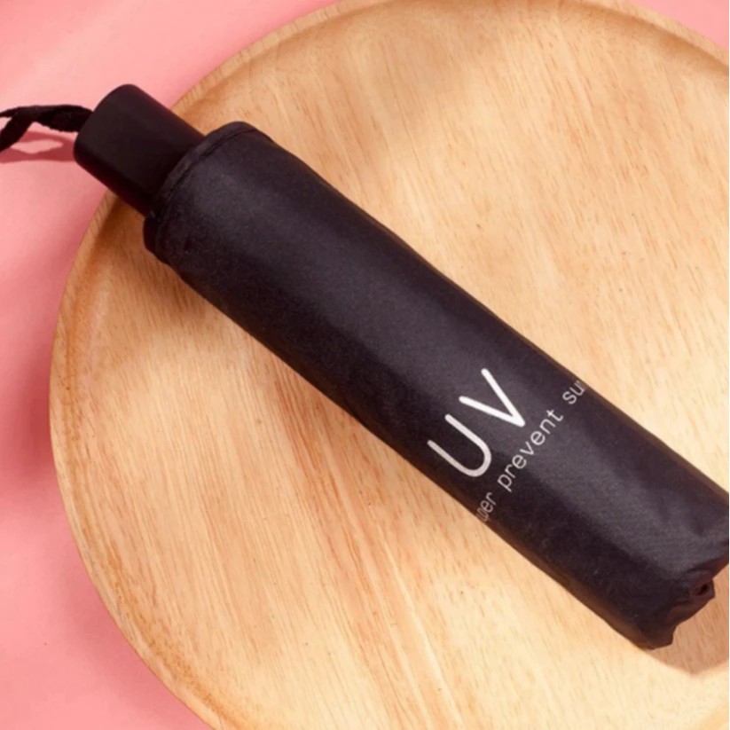 Rain Umbrella - High-quality 8-slat Foldable Large Anti-UV Foldable Rain and Sun Umbrella
