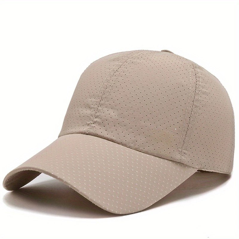 1PC Summer Mesh Baseball Cap Breathable Quick Dry Sports Running Trucker Hat For Men Women